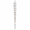 Xmas Tree Shape Crystal Beads Pendant Transparent Christmas Tree Pendant  Party Decoration