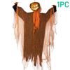 Halloween Pumpkin Hanging Ghost Party Decorations Hanging Green Light Light-emitting Sound Props Yard Ghost House Decoration