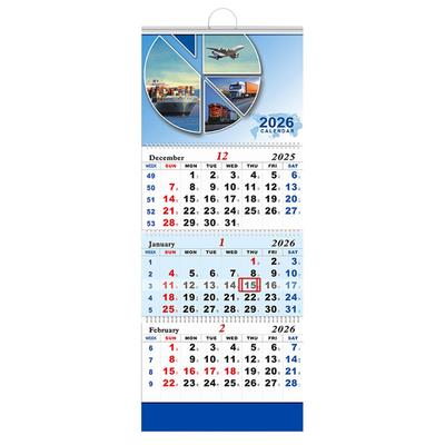 Calendar pentru 2026 Organizator Program 3 Luni Calendar de Perete pentru Prieteni Familie Sufragerie Birou Apartament