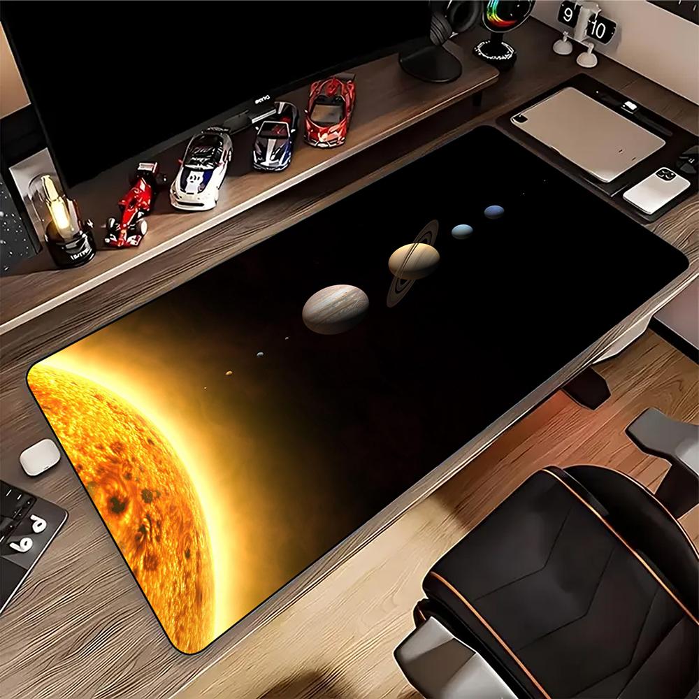 Solar System Space Gaming Mouse Pad Large Mouse Mat Laptop Mouse Carpet Game Carpet Keyboard Pads Gamer Desk Mat xcm