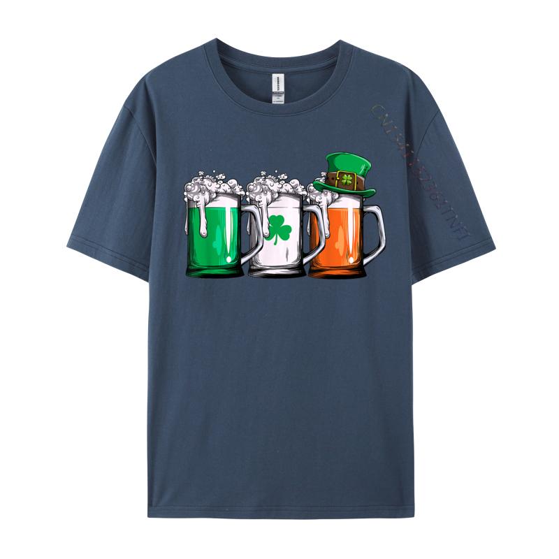 Irish Beer Ireland Flag St Patricks Day Leprechaun Printed Group Unisexs Top TShirts 2024 Hot Sale Fall Camisa Cotton Tops