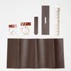 Seiwa SEIWA makeU System Notebook Leather Kit, 11cm Wide x 19cm High x 4cm Long, Chocolate, with Instructions (SWA31923)