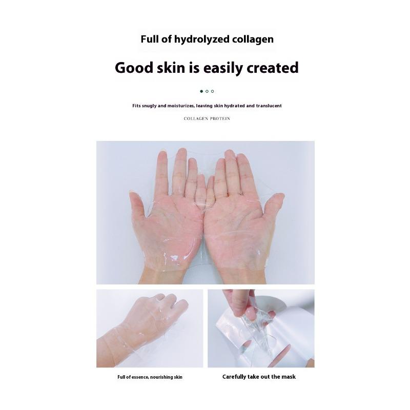5pcs*30ml Seaweed Collagen Crystal Mask Hydrating Transparent Mask Filling Mask Anti-Wrinkle Light Striped Mask