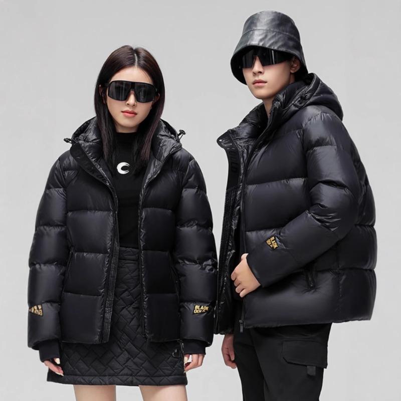 Goose Down Jacket, Black Gold Down Jacket, Women's High-end Women's, New Winter Coat, Take-off Cap, Down Jacket Winter