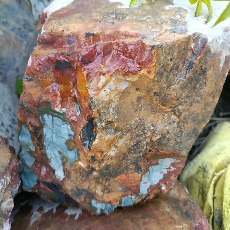 Natürliches Rotes Türkis Roherz specimen - Großer unpolierter Stein zum Schnitzen