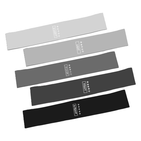 

5Pcs Resistance Band Glutes Hip Building Booty Band 5 Levels Resistance Yoga Pilates Rehabilitation Training Legs Thighs Workout Exercise B