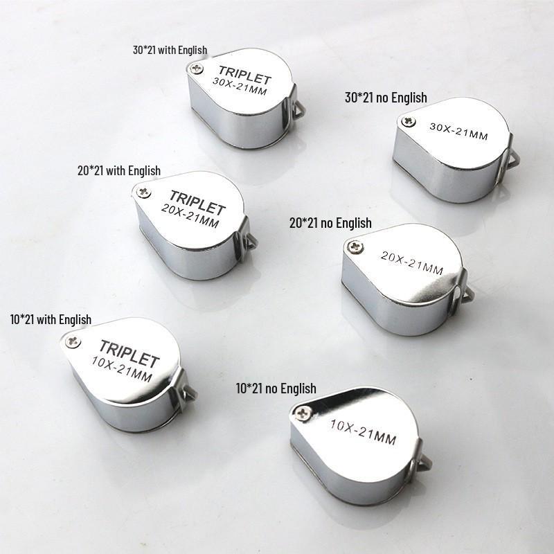 Portable 30x HD Magnifying Glass Microscope for Jewelry Identification
