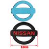 1ks 3D Nissan ABS 5cm 8,8cm 10cm 10,5cm 11,8cm 12,8cm 16cm Auto Přední Zadní logo Přední mřížka Kufr auta Znak nálepka Příslušenství
