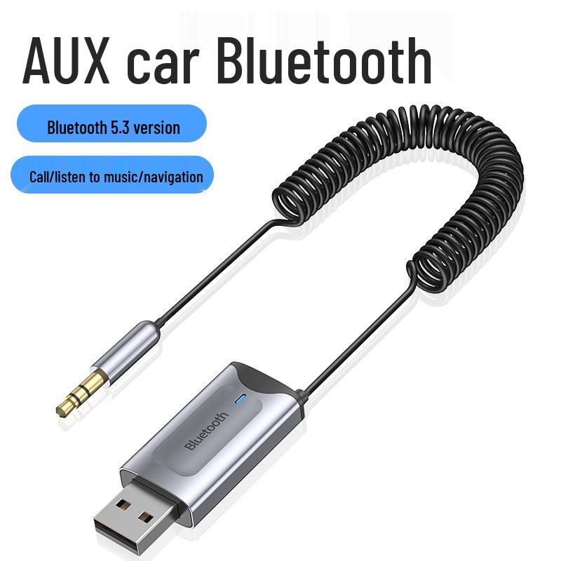 Bluetooth 5.2 Auto-Audio-Empfänger & Lautsprecher-Adapter für HD-Musik und Anrufe.