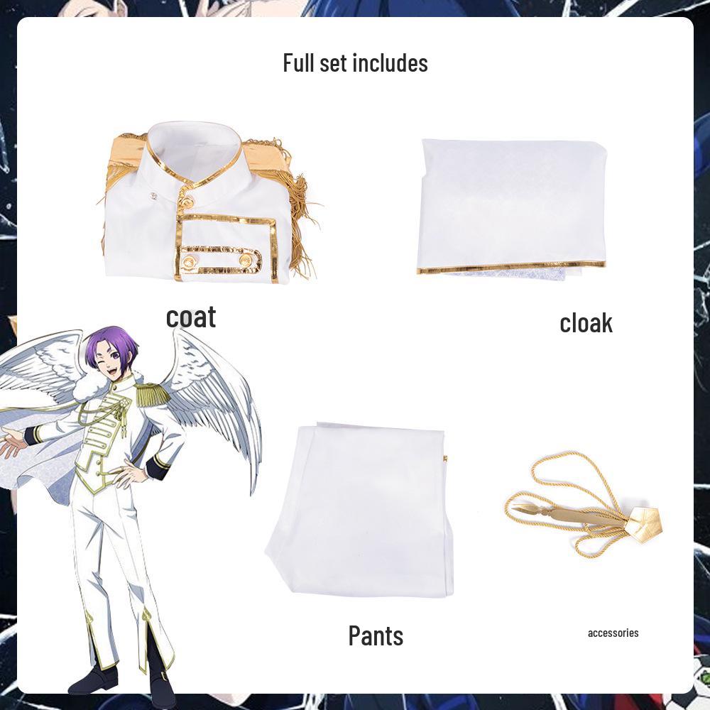 

Косплей Блакитного замка: Йоічі Ісагі, Бачіра Мегуру, Сейшіро Нагі, Костюм аніме Ангел і Демон XL