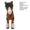 3D Printed Horse Ornament Simulation Pony Fidget Toy with Movable Joints Articulated Animal Model Educational Toy Home Office Decoration