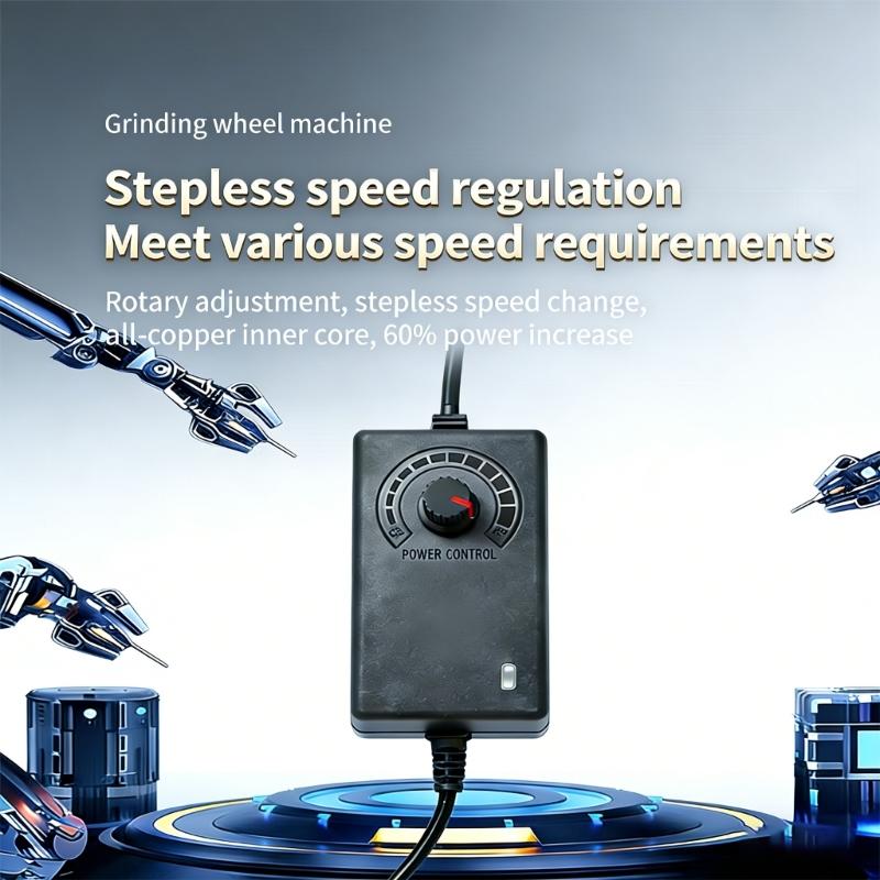 Electric Grinder Sharpener Polishing Unit With Variable Rate Adjustment And Turning Function Suitable For Detailed Work