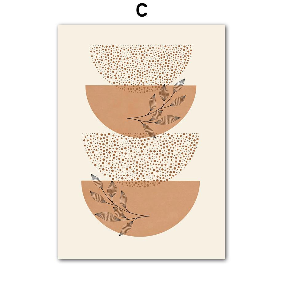

Линия листьев солнце Радуга тело абстрактное искусство в стиле бохо холст живопись галерея постеры и принты настенные панно для декора гостиной 30x40cm No Framed