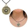 Elegant Bronze Amulet Neckchain Symbolic Adjustable Necklaces Stylish Alloy Clavicle Chain Jewelry for Everyday Wear