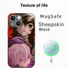 Bibian player Y2k anime girl design Phone Case For iPhone 17 16 15 14 13 12 Plus Pro Max  High-end Luxury Magsafe Sheepskin