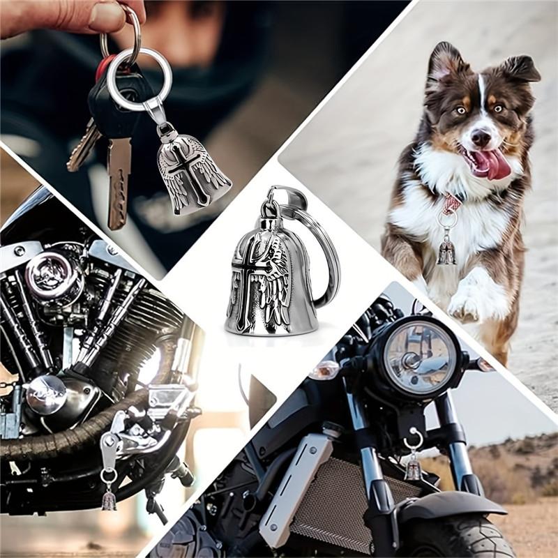 1pc Motorcycle Bell Knight Guardian Bell Gift Suitable for Motorcycle Bicycle Pet Decoration
