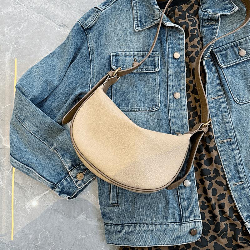New dumpling bag women s shoulder messenger bag casual versatile soft leather pu women s bag fashion