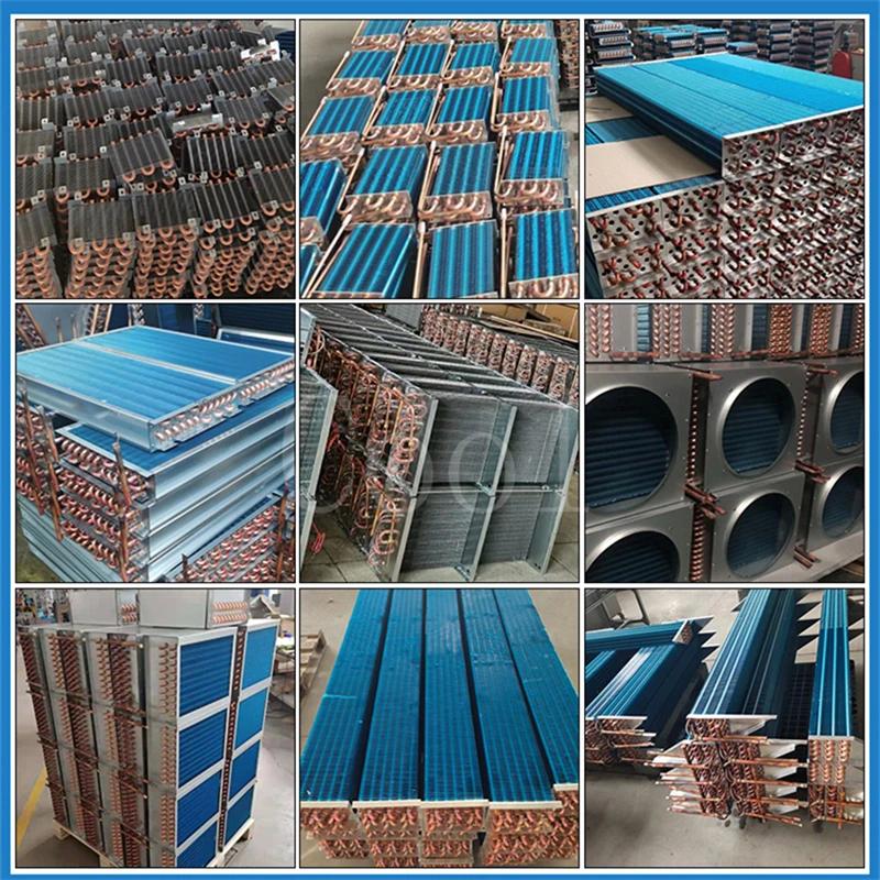 Evaporator Freezer Refrigerator Refrigerated Display Cabinet Copper Tube Fin Air-cooled Condenser 260-50-130MM