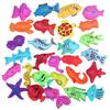 5 Pcs Fishing Toy Fish Rod Kids Toddler Children Play Bath Magnetic Game Toys
