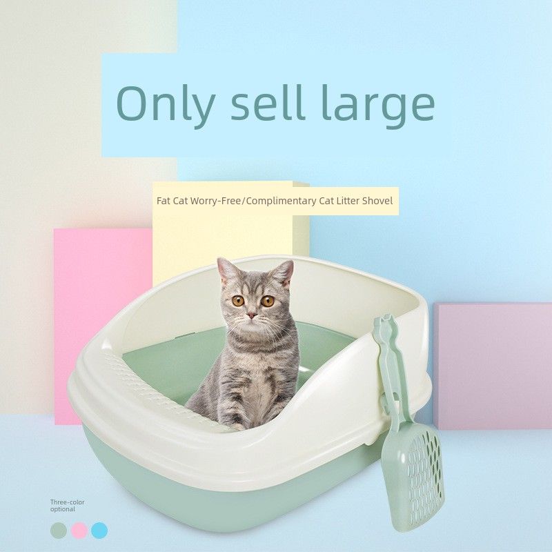 Best Selling Litter Box Cat Nest Kittens Toilet Cat Litter Box Oversized Cat Litter Basin Removable Pet Supplies Cat Litter Box