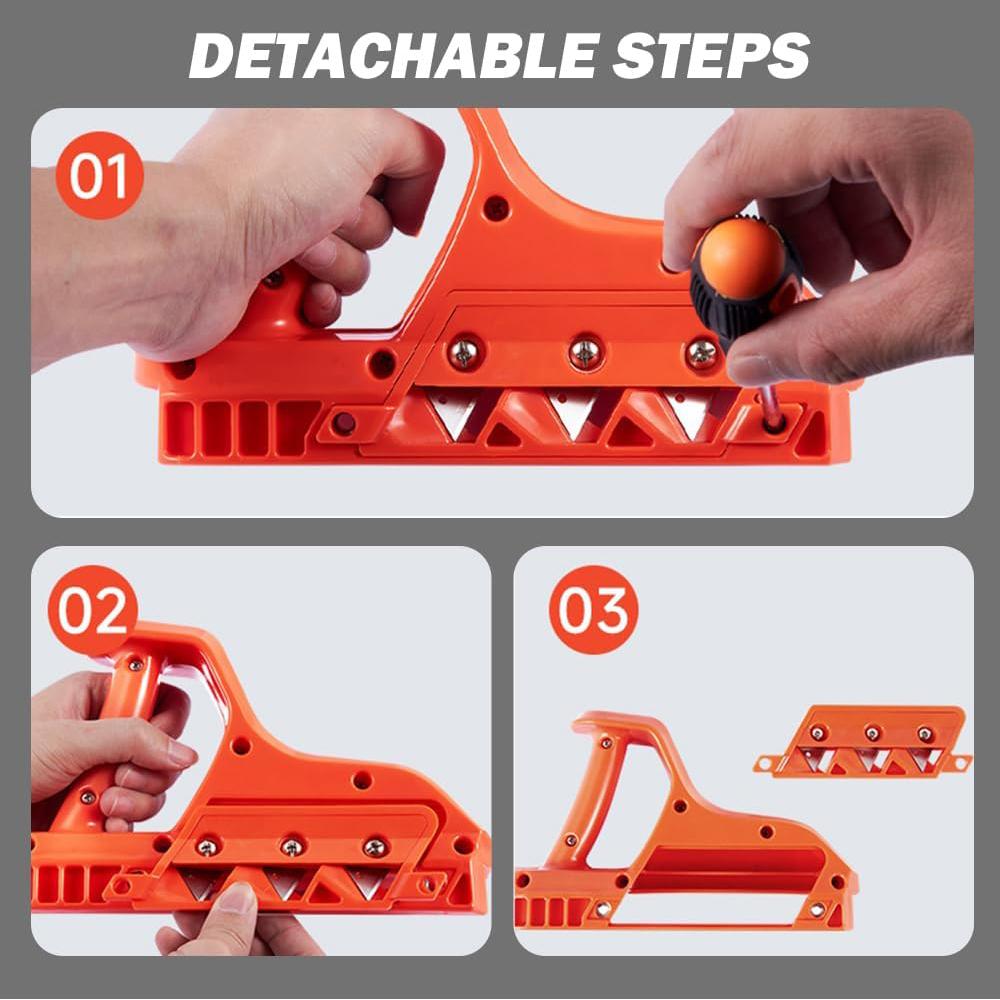 Drywall Chamfer Woodworking Hand Tool for Cutting Plasterboard(45°+60°)
