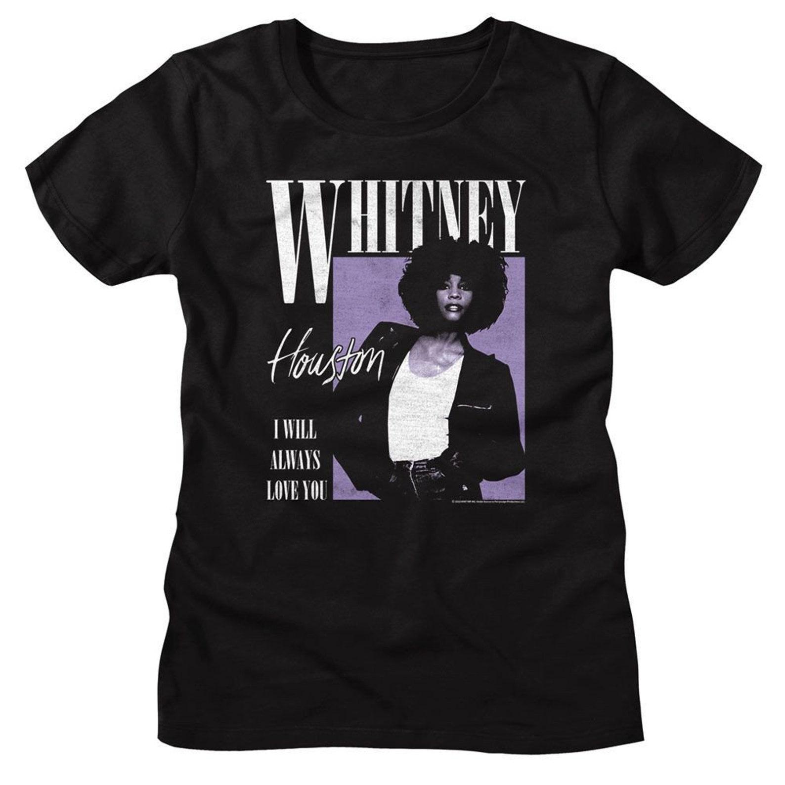 Whitney Houston Always Love You Black Women s T-Shirt S