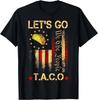 Funny Let's Go Taco Trump Always Chickens Out T-Shirt