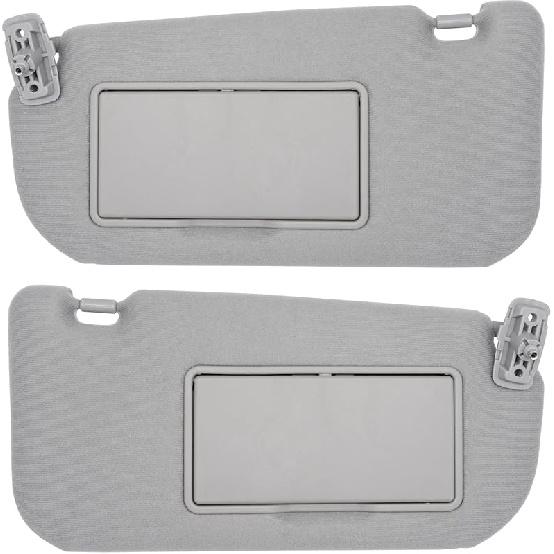NHILES Driver Left Side Sun Visor Replacement Fits for KIA Sportage 2005-2010 Sunshade Without Light 85202-1F090LX Color Gray