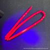 Faceted Glossy Hexagonal Teardrop Rice Beads for DIY Ruby Bracelets