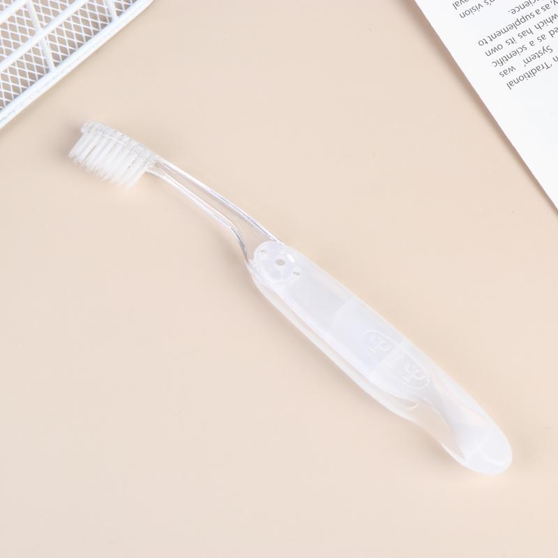 Travel Folding Toothbrush Portable Toothbrush Built In Cover Multi Color Size Collapsible Brush For Trip Daily Use Women Men