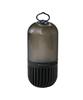 Spice of Life Relaxing Bathtime Oscillating Capsule Omnidirectional Dustproof and LED Flickering USB CS2020BK Speaker, Black, 360° Bluetooth,