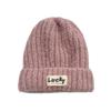 Knitted Beanie Hat For Women With Letters Warm Winter Casual Chic Style