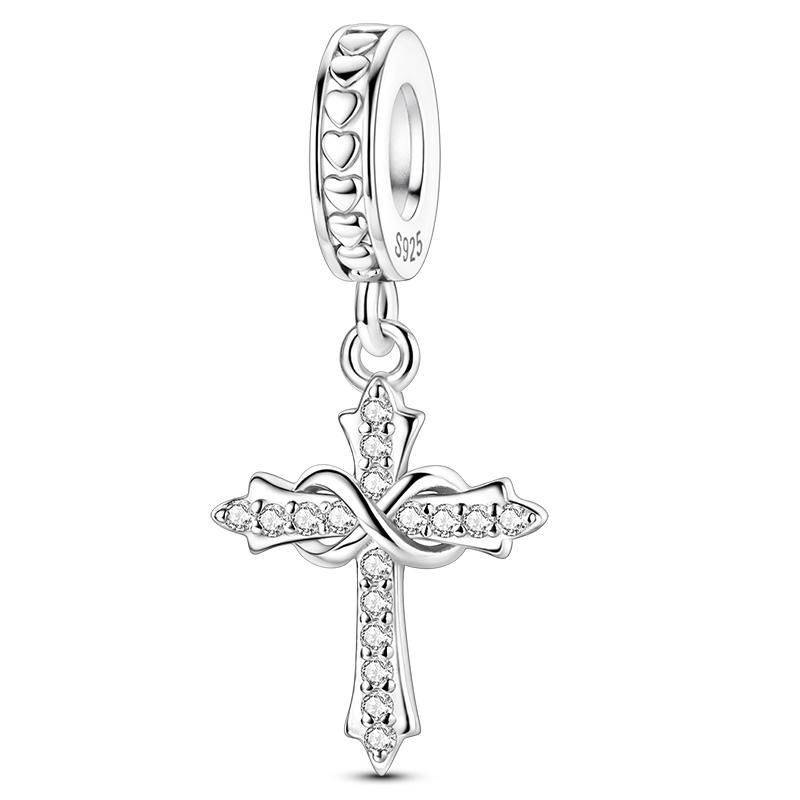 Mărgele Charm Mărgele Charm Mărgele Charm Culoare Cupru Fundă Cruce Arborele Vieții Mărgele Charm Compatibile Cu DIY Brățări Tip Bangle Autentice Pandantiv Charm Jew