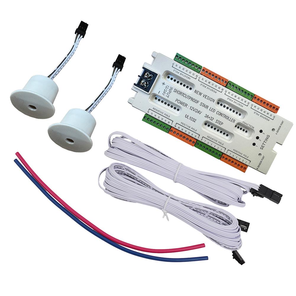 

Channel Staircase LED Motion Sensor DC12V/24V Light Avoid-Short Circuit Controller Stair Light Night Lights Replacement Kit China Mainland