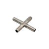 Stainless Steel Hose Splicer Type Cross Four-way Tee T-Shaped Hose Barbed Fitting With 8mm Beer Hose Home Brewing