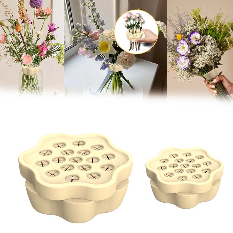 Silicone Spiral Ikebana Stem Holder, Hanataba Flower Arranger Twist Ring Bouquet Twister Spiral DIY Flower Arrangement Holder