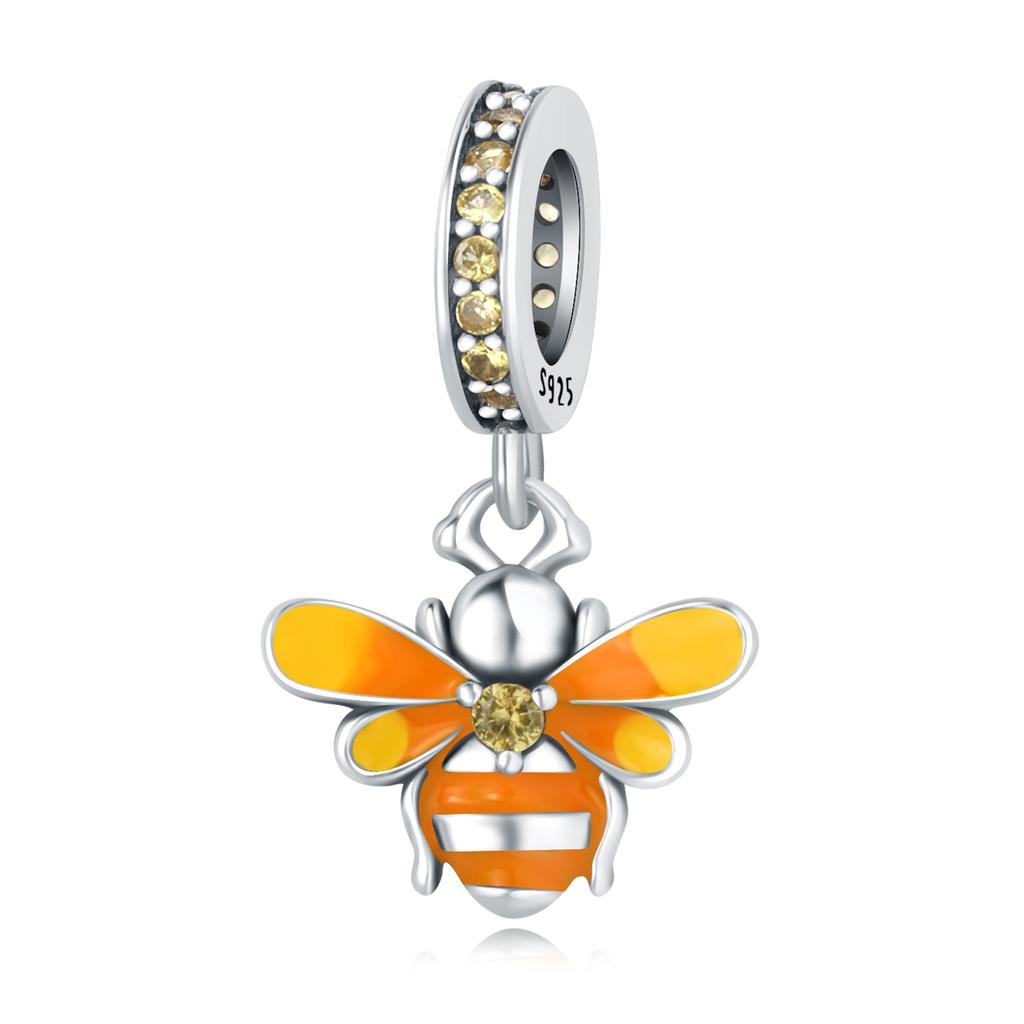 Copper Colorful Butterfly Dragonfly Series Pendant Charms Beads Fit Original Wear Birthday Diy Jewelry Gifts