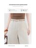 Women's High-Waist Tencel Linen Wide-Leg Pants - Korean Style, Loose Drape, Trendy for Spring/Summer 2026