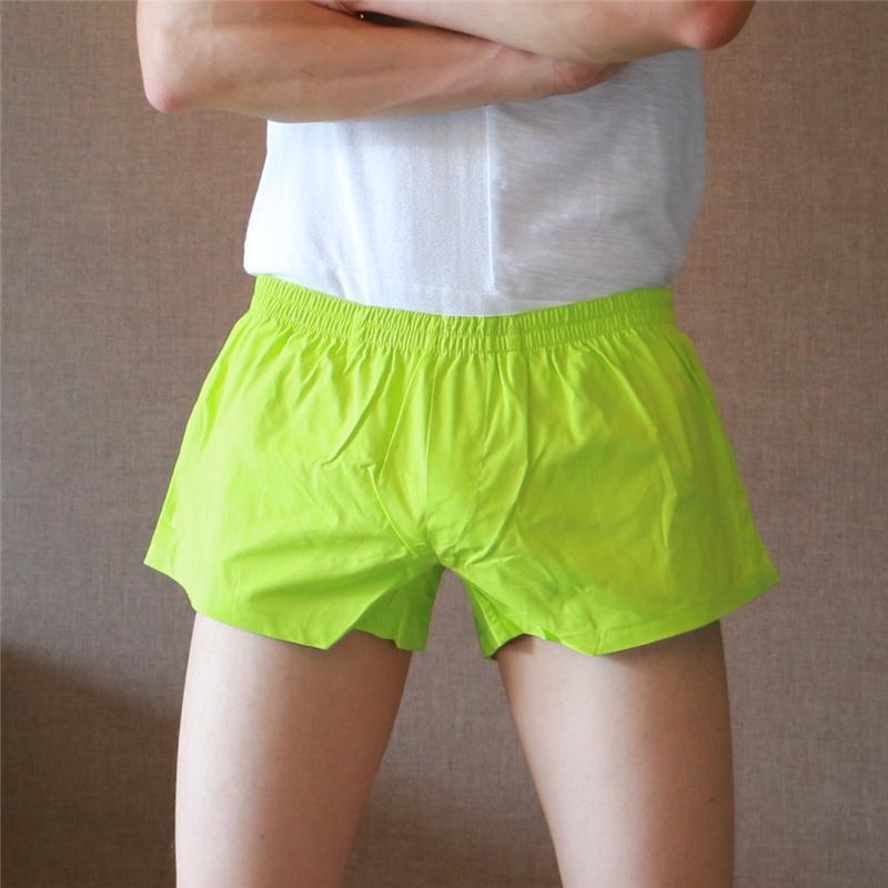 Men's Casual Low-Rise Cotton Boxer Briefs 016-PJ