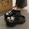 Hole shoes women wear platform sandals EVA non-slip summer new Internet celebrities ins beach cool slippers wholesale