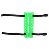 Archery Arm Guard Rubber Arm Protector Hunting Accessories with 2 Strap Buckles for Adults Children Green