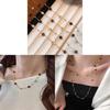 Tigers Eye Pendant Necklace For Women With Double Layer Design And Copper Material For Autumn Winter Fashion