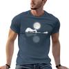 Nature Guitar Night T-Shirt Plus Size Basic Short Sleeve Top