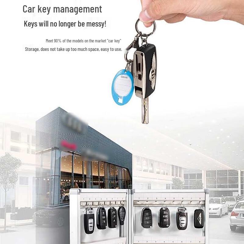 Jinlongxing Wall-Mounted 32-Slot Aluminum Key Cabinet