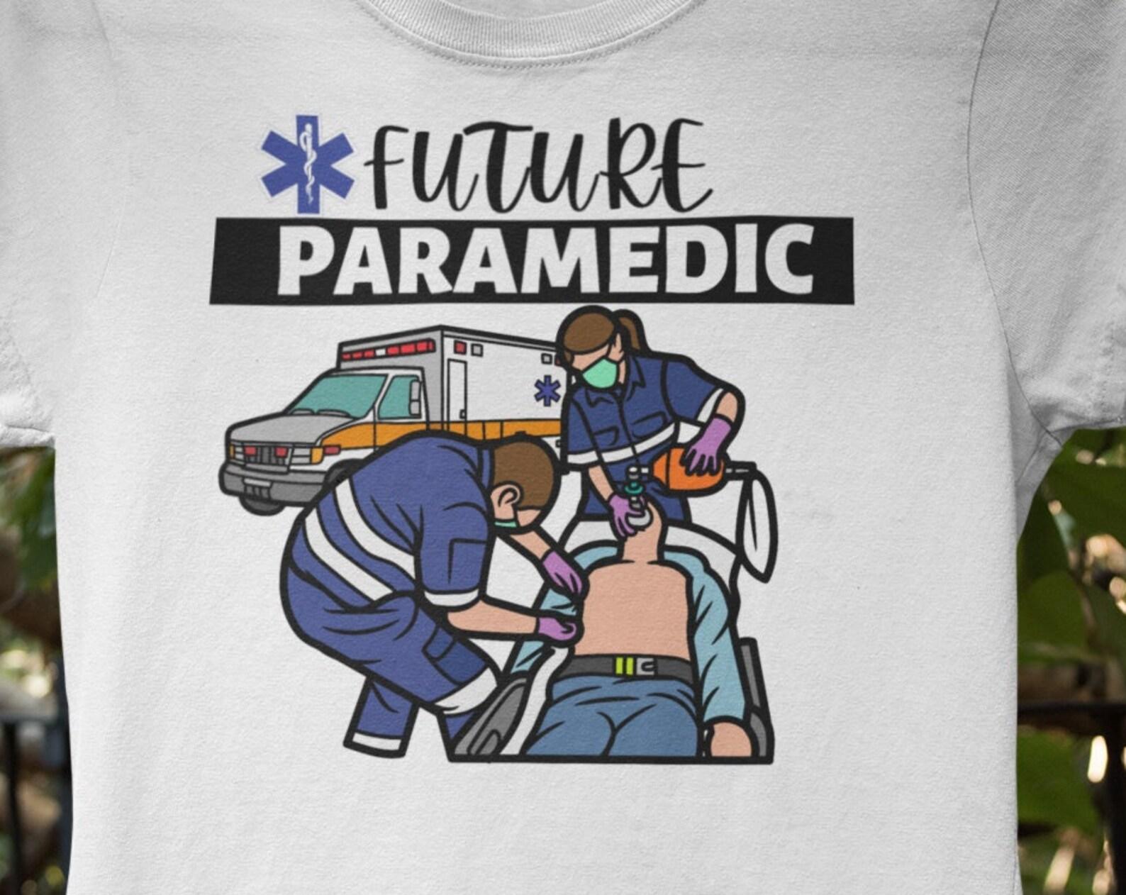 Future Paramedic Shirt, EMT in Training, Paramedic Student T shirt, EMS Shirt, First Responder EMT StudenT shirt M