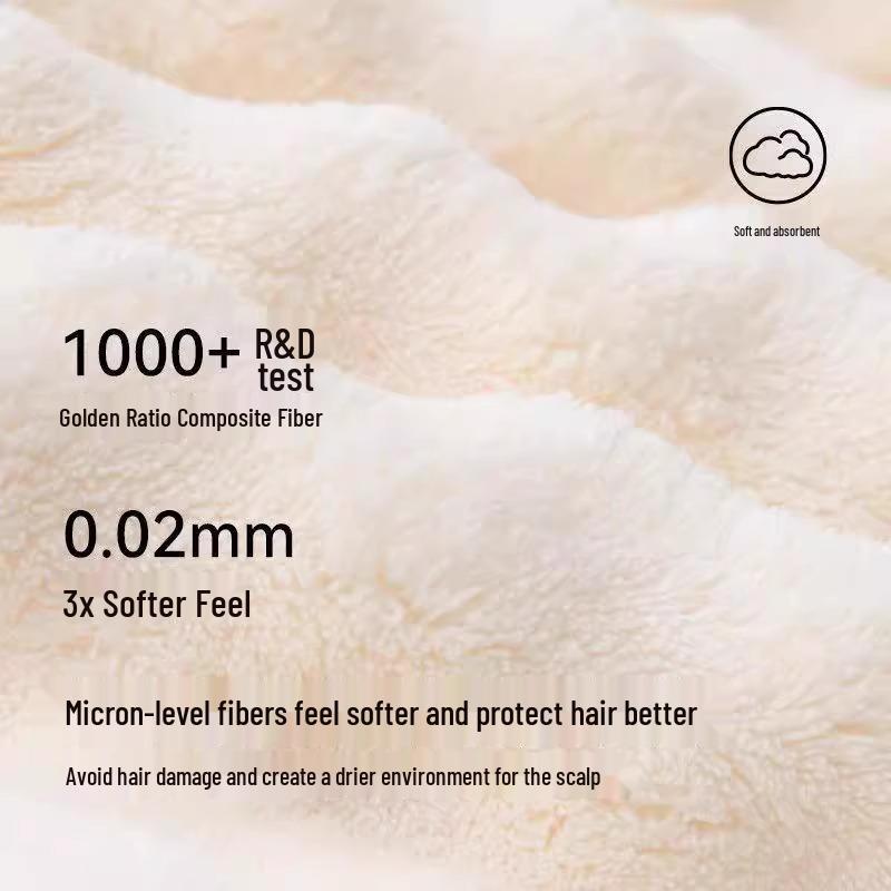 Nowy przyjazd: Super chłonny szybkoschnący czepek-ręcznik do włosów dla kobiet - Bardzo gruby, jednoczęściowy