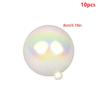 10Pcs Colorful Ball Cake Topper Transparent Balloon Cupcake Diy Decoration For Birthday Party Wedding