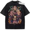 Unisex Washed Purple Vintage Tshirt One Piece Female Warriors Highquality Fabric for Home Leisure Travel Shopping