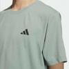 Adidas SS25 Minimalist Quick-Dry Cool Fashion Soft Versatile Short Sleeve T-Shirt Men Tops Green KC3092