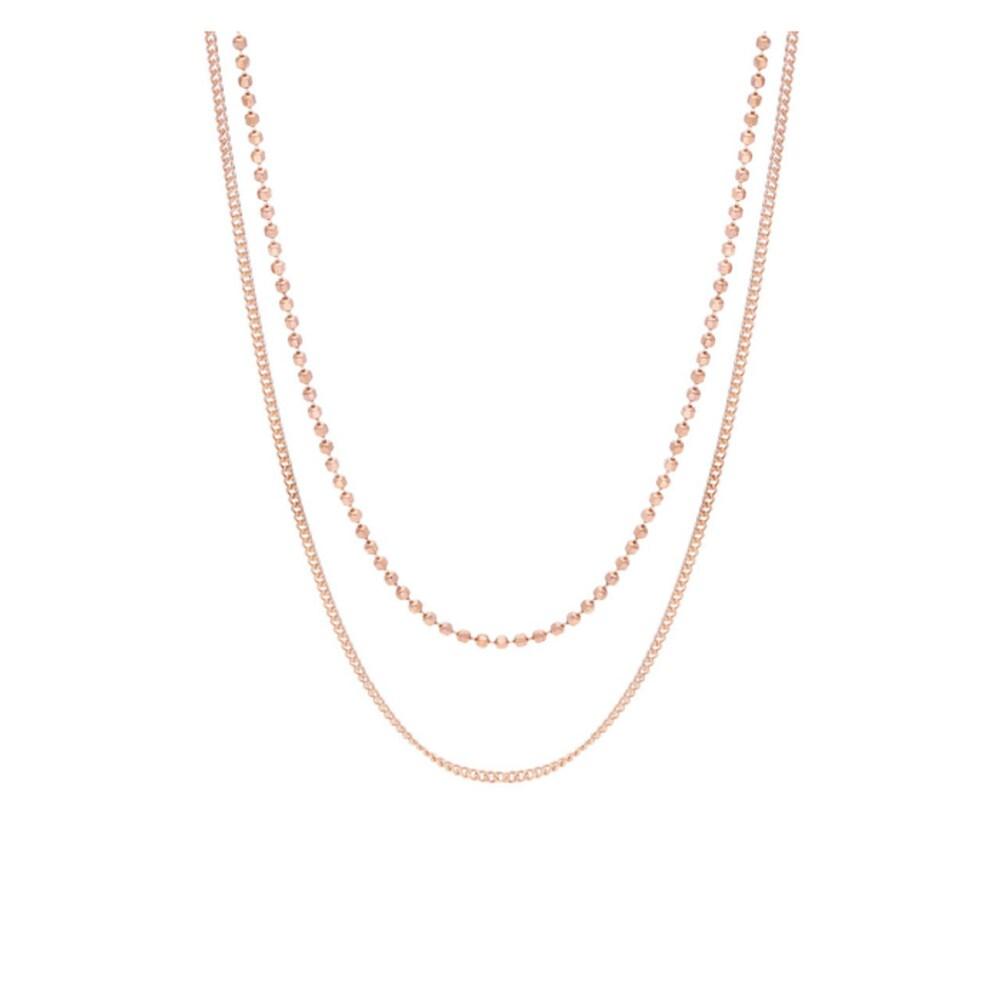 [Two Line Chain] Ian Ball Necklace Nggm1013